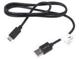 Cablu USB 2.0 A la C 1m negru