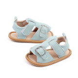 Sandalute bleu cu catarama (Marime Disponibila: 9-12 luni (Marimea 20