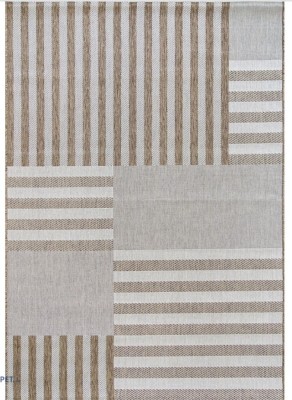 Covor Model Iuta, Jeans, 19096, 10, Marime, 50 x 80, cm, Bej, Tesatura, plata, Antialergic, Polipropilena, Bucatarie, Hol, Balcon foto