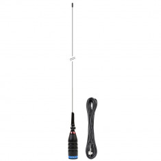 Antena CB PNI ML201 Black, lungime 201cm, 26-28MHz, 1200W cu inclinare la 90 de grade PNI-ML201BK