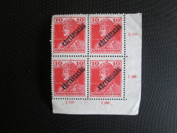UNGARIA BLOC=MNH=22