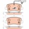 TRW GDB1903 COTEC set placute frana,frana disc