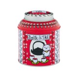 Cumpara ieftin Cutie metalica - Boite a The Vrac Chat - Rouge | Derriere la porte