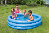 Piscina gonflabila pentru copii Crystal Blue, 147x33 cm, polivinil, albastru, Excellent Houseware