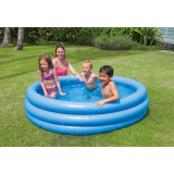 Piscina gonflabila pentru copii Crystal Blue, 147x33 cm, 288 L, polivinil, albastru