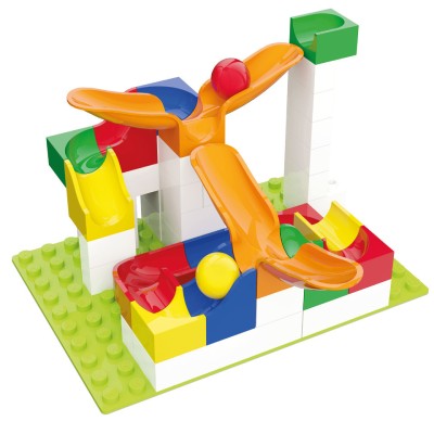 Jucarie copii Marble Run Hubelino - extensie pendul (46 piese) foto