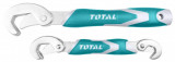 Total - Set Chei Universale: 1 X Cheie Dubla (9-14Mm 15-22Mm) + 1 X Cheie Simpla (23-32Mm)