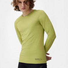 Tricou cu mânecă lungă de alergare slim cu uscare rapidă pentru bărbați