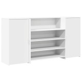 Cumpara ieftin Birou de receptie, alb, 200x50x103,5 cm, lemn stratificat