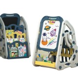 Tabla de desenat 3 in 1 cu doua fete si compartiment special de depozitare pentru carti WePro Store, partea magnetica pentru accesorii si cea neagra p