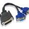 Adaptor DMS-59 tata la dual VGA 15pin tata, Active, suporta rezolutie full HD, cablu convertor dms59