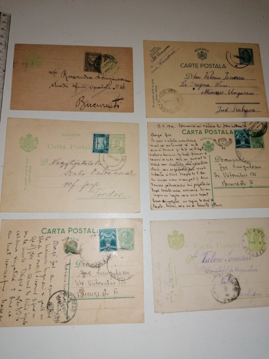 LOT 6 CARTI POSTALE FOARTE VECHI