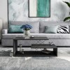 Masuta Cafea Adana Cayenne, 100x50 cm, MDF/PAL, Alb, Gri, Crem - Design Modern, Living