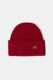 Tommy Jeans pălărie din amestec de l&acirc;nă culoarea roșu, AW0AW17905