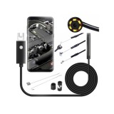 Camera endoscop USB-C 5.5 mm impermeabila 5 m cu LED reglabil