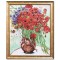 Tablou celebru inramat pictat manual, Vaza cu margarete si maci - 55x45cm ulei pe panza reproducere Vincent van Gogh