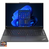 Laptop Lenovo ThinkPad E16 Gen 2 cu procesor AMD Ryzen&trade; 7 7735HS pana la 4.75GHz, 16 WUXGA, IPS, 32GB DDR5 RAM, 1TB SSD, AMD Radeon&trade; 680M Graphics, Wi