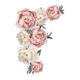Sticker Autocolant pentru Perete cu Flori Decorative Albe, Multicolor, CBD CORAL BEST DEALS Roz deschis 50 cm 70 cm 50 cm Roz deschis 1 Folie