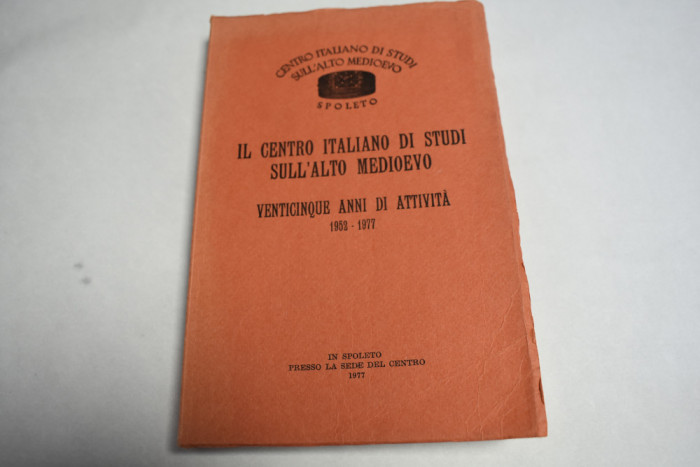 Il centro italiano di studi sull alto medioevo (1977)