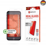 Folie pentru iPhone 6 / 6S / 7 / 8 / SE 2, SE 2020 / SE 3, SE 2022, Displex Real Glass 2D, Clear
