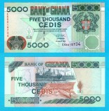 Ghana (pick 34) 5000 Cedis 2006 UNC serie: EK6819734
