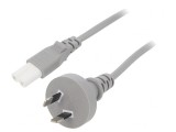 Cablu 2x0,75mm2 AS/NZS 3112 mufă IEC C7 PVC 1,8m