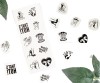 Set 10 Tatuaje Temporare Kinky Collection, Negru