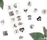 Set 10 Tatuaje Temporare Kinky Collection, Negru
