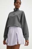 Cumpara ieftin Adidas fustă pantaloni culoarea violet, mini, evazati, IS0888