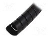 Tub protectie cablu, polipropilena, diametru interior {{Diametru interior}}, neagra, HELLERMANNTYTON - 162-20350