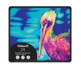 Creioane colorate Premium, set 24 culori, in cutie metalica
