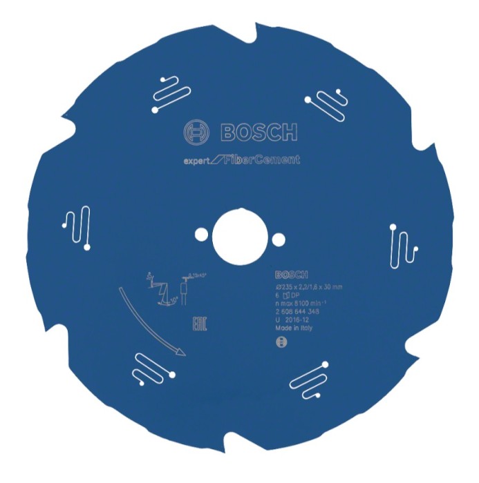 Bosch Panza ferastrau circular Expert for Fibre Cement 235x30x2.2, 6T ProAdvanced PowerfulTools