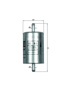 MAHLE KL 86 filtru combustibil foto
