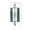 MAHLE KL 86 filtru combustibil