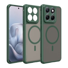 Husa pentru Motorola Edge 70 Fusion Asteroid GSM HaloFrost II MagSafe, verde
