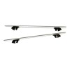 Bare Transversale Aluminiu VW Tiguan 2007-2016 ALM, Portbagaj Auto, 121cm, Gri, Canal T, Set 2 buc