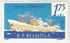 Romania, LP 517/1961, Marina, eroare 1, MNH foto