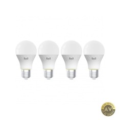Bec LED Yeelight W4 Lite Wi-Fi E27 9W 2700K - 6500K 806lm Set 4 bucati Alb YLQDP-0012