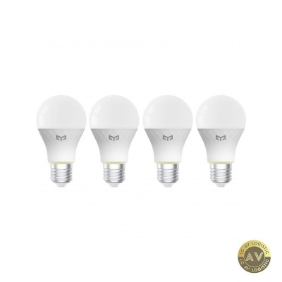 Bec LED Yeelight W4 Lite Wi-Fi E27 9W 2700K - 6500K 806lm Set 4 bucati Alb YLQDP-0012 foto