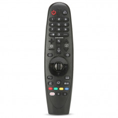 Telecomanda Magic pentru Smart TV LG AN-MR19BA, x-remote, functie vocala, mouse/pointer, Netflix, Prime video, Negru