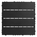 Placă podea exterior plastic 30x30x2cm, antracit, CMCLASS