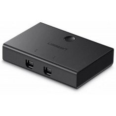 Switch USB UGREEN US158, 2 x USB-B, Negru