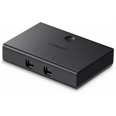 Switch USB UGREEN US158, 2 x USB-B, Negru foto