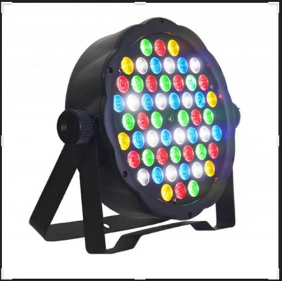 Par Led rgb, 54x3W, proiector disco, joc de lumini, multicolor foto