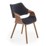 Cumpara ieftin Scaun living HM K396 negru - nuc