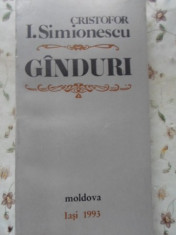 GANDURI - CRISTOFOR I. SIMIONESCU foto