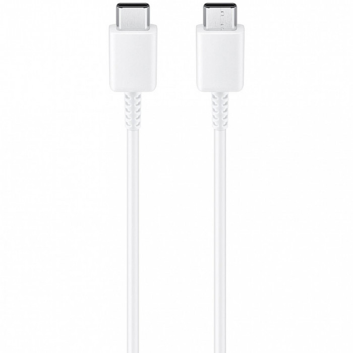 Cablu Date si Incarcare USB Type-C la USB Type-C Samsung EP-DN970BWE, 1 m, Alb GH39-02033A