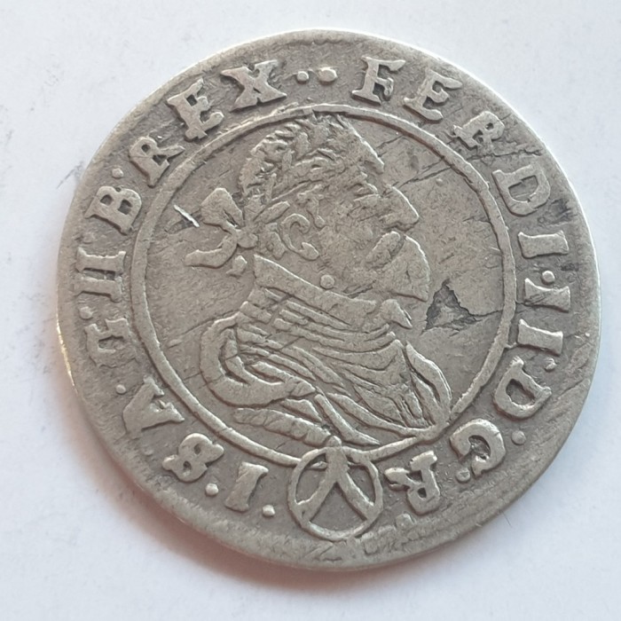 Austria 3 kreuzer 1627 Viena argint Ferdinand ll