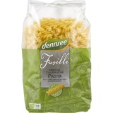 Paste Fusilli Grau Dur Bio Dennree, Forma Spiralata, Ecologice 500g