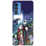 Husa compatibila cu Motorola Edge 20 Lite model The Nightmare Before Christmas, Silicon, TPU, Viceversa, Transparent, Carcasa